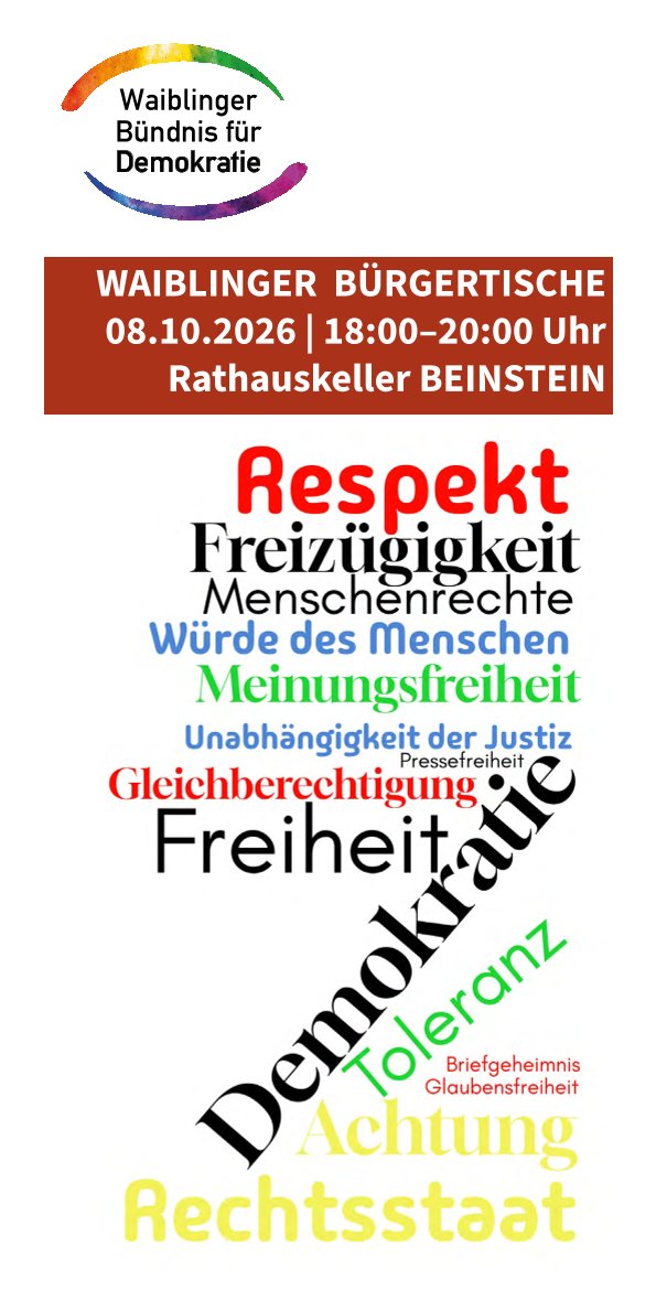 „Im Dialog f&uuml;r meine Stadt“ – B&uuml;rgertische in Beinstein