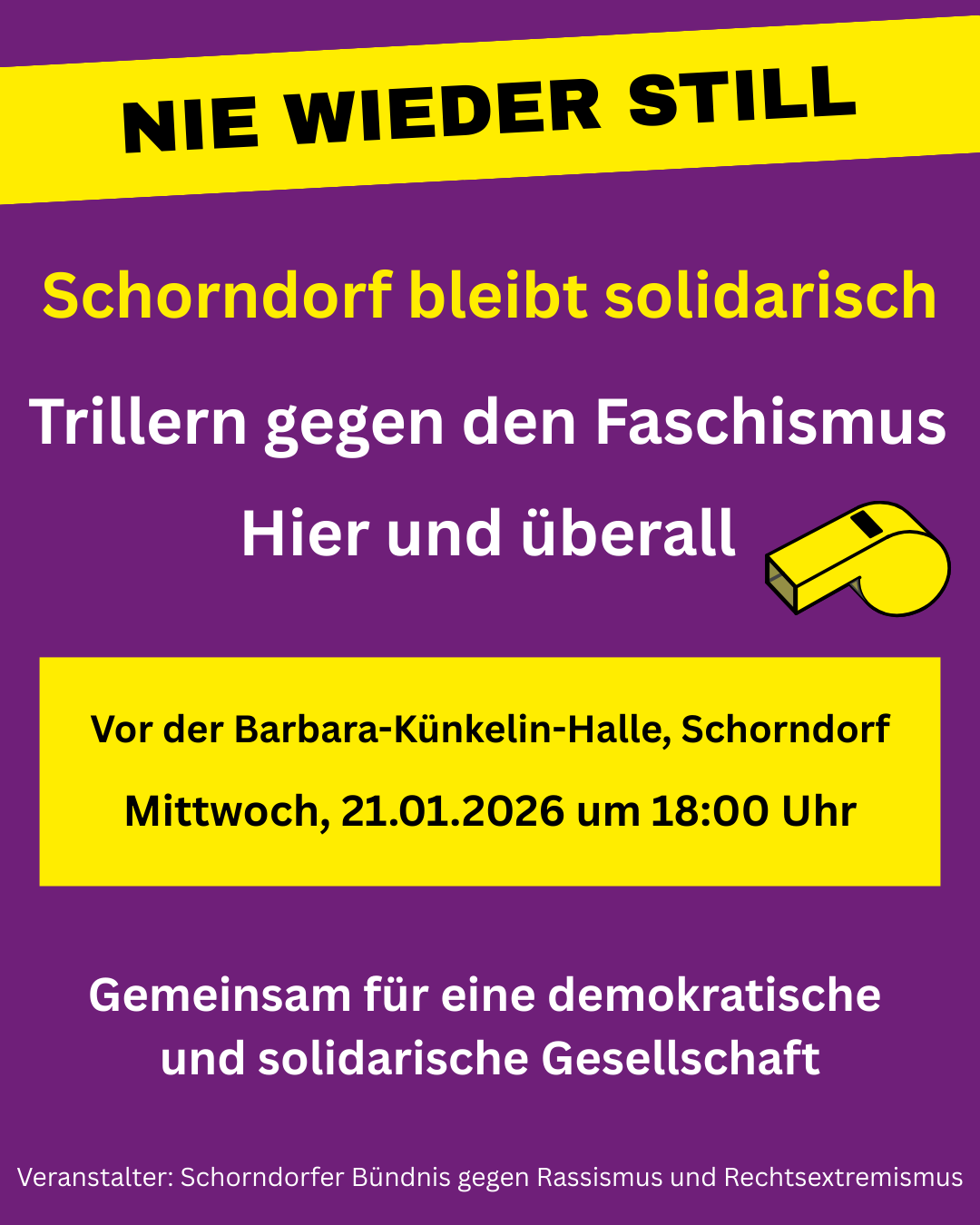 Schorndorf bleibt solidarisch -