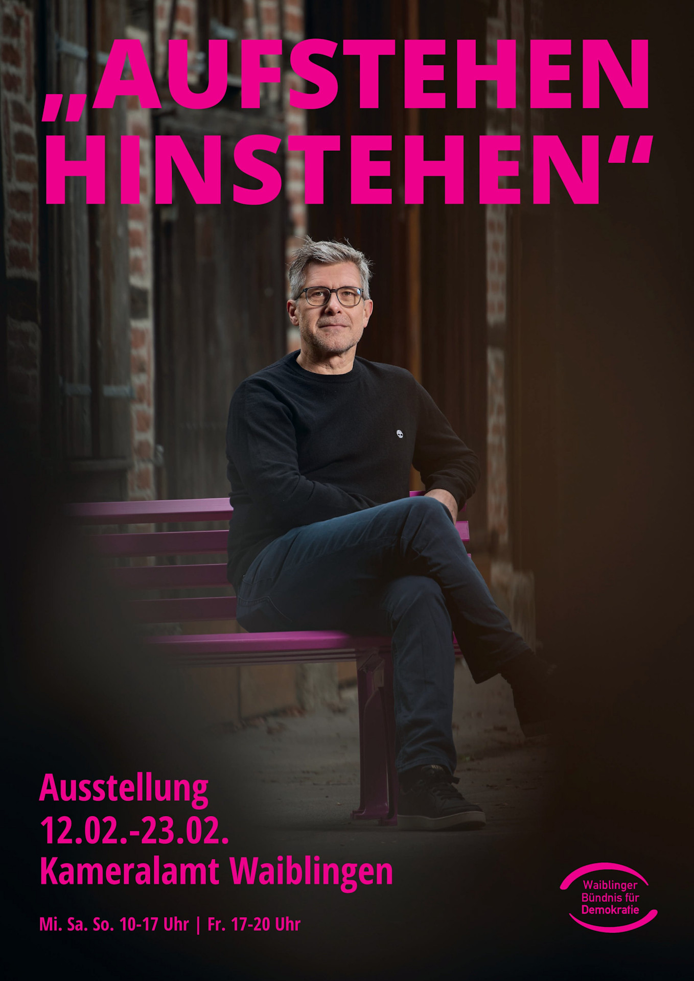 Plakat zur Ausstellung in der Galerie im Kameralamt