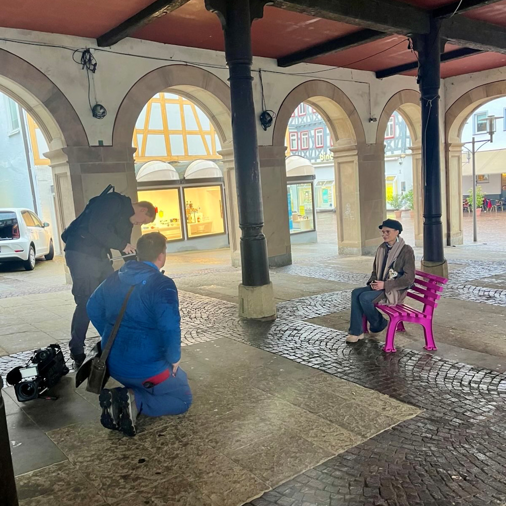 Filmteam des SWR bei der Arbeit
