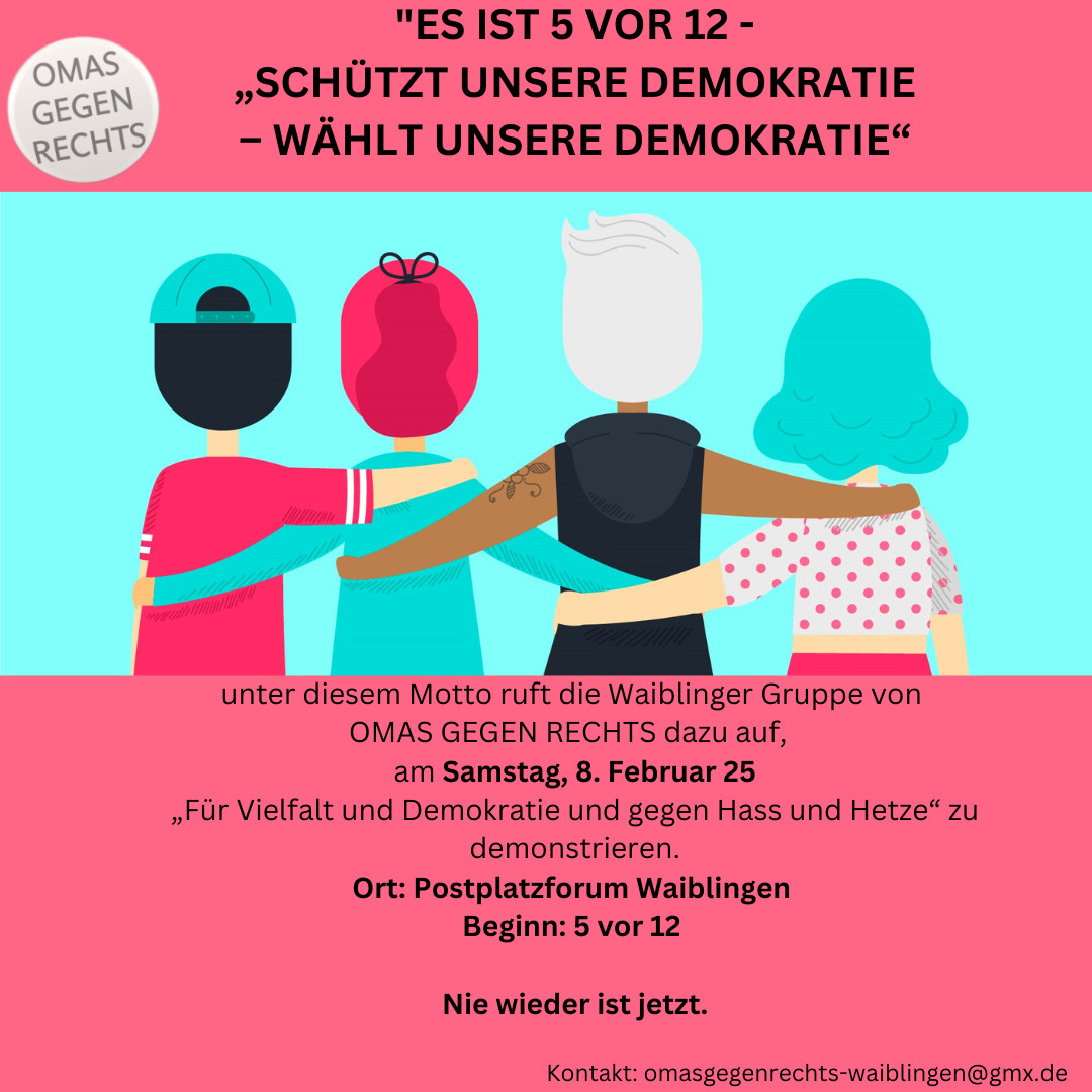 Aufruf der OMAS GEGEN RECHTS