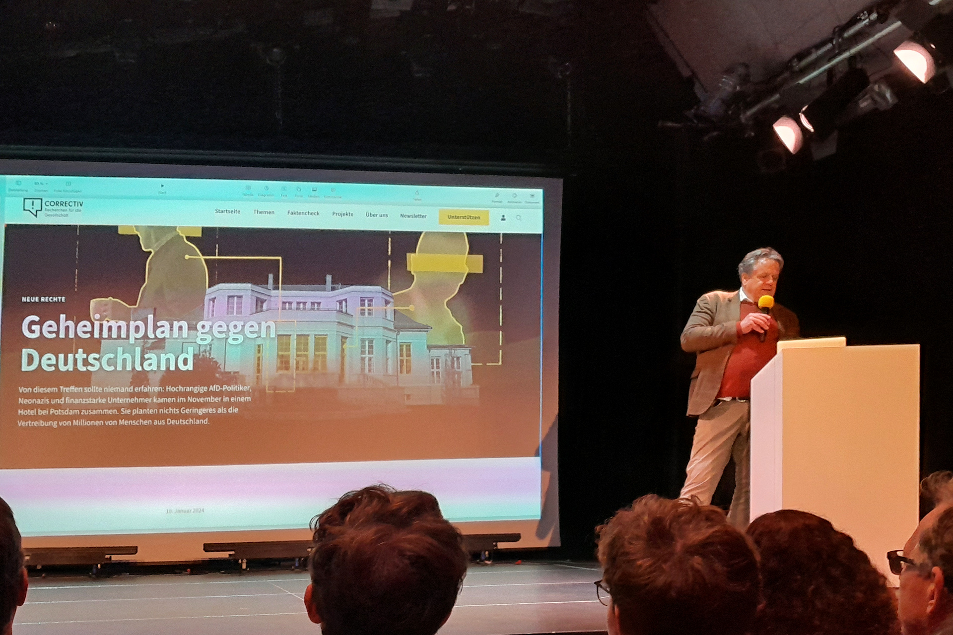 Vortrag und Diskussion mit Marcus Bensmann Vortrag und Diskussion mit Marcus Bensmann