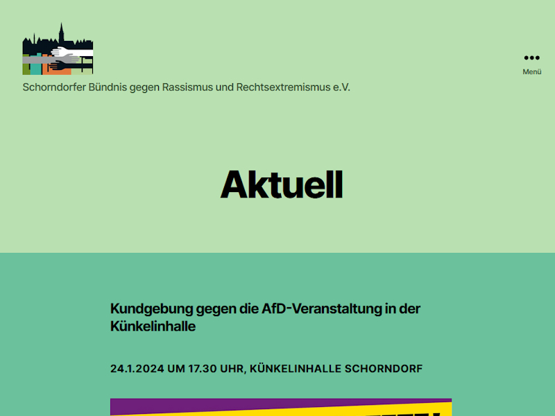 Schorndorfer Bündnis gegen Rassismus und Rechtsextremismus e.V.